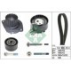 Set pompa apa INA + curea dintata pentru CITROEN BERLINGO, C2, C3, C4, dimensiuni 25.4 mm latime, 1276.0 mm lungime