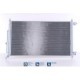 Condensator climatizare NISSENS 92100-AX800 aer mai rece Nissan Micra K12 1.0 16V 2002/11, inaltime 340 mm, latime 654 mm, grosime 16 mm