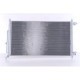 Condensator climatizare NISSENS 92100-AX800 aer mai rece Nissan Micra K12 1.0 16V 2002/11, inaltime 340 mm, latime 654 mm, grosime 16 mm