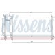 Condensator climatizare NISSENS 92100-AX800 aer mai rece Nissan Micra K12 1.0 16V 2002/11, inaltime 340 mm, latime 654 mm, grosime 16 mm