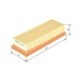 Filtru aer BOSCH pentru FIAT CINQUECENTO, PANDA, PANDA/HATCHBACK, PUNTO, SEICENTO, LANCIA Y 1.0/1.1/1.2 48.5mm x 90.0mm x 230.0mm