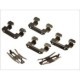 Set accesorii placute frana fata QUICK BRAKE pentru HYUNDAI ELANTRA III, MATRIX 1.5D-2.0D 06.00-08.10