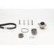 Set pompa apa + curea dintata CONTITECH pentru ALFA ROMEO 159, CHEVROLET AVEO, FIAT CROMA, OPEL ASTRA G, dimensiuni curea 1168 mm, 24 mm latime