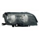 Far TYC Lampa frontala Stanga H7/H7 electric cu motor pentru BMW 3 (E46) culoare insert negru
