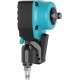 Mașină de înșurubat cu percuție HAZET, pneumatică, unghiulară, cuplu maxim 550 Nm, lungime 85 mm, greutate 1,1 kg