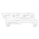 Suport bara Spate Dreapta VW CADDY III, CADDY III/MINIVAN 1.2-2.0D 03.04-05.15