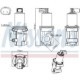 Supapa EGR NISSENS pentru VOLVO C30, C70 II, S40 II, S80 II, V50, V70 III, ALFA ROMEO MITO, CITROEN C4, C5 II, C8 1.3D-2.2D