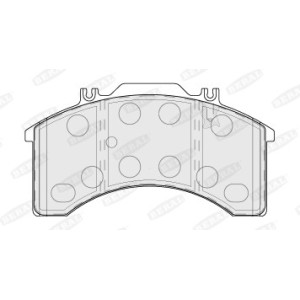 Set placute frana,frana disc BERAL