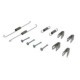 Set accesorii sabot frana QUICK BRAKE montaj pantofi frana ISUZU D-MAX II MITSUBISHI L200 TRITON 1.9D-2.5D 11.05