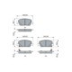 Set placute frana fata BOSCH pentru CHEVROLET TRAX, OPEL INSIGNIA B, MOKKA, dimensiuni 59.6mm x 140.7mm x 19.1mm
