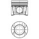 Piston KOLBENSCHMIDT 85,01 STD compatibil NISSAN NV400 OPEL MOVANO B RENAULT MASTER III 2.3D 02.10, diametru 85.01 mm, lungime 76.0 mm