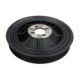Fulie curea arbore cotit 6 nervuri 166.5 mm diametru 34.0 mm latime 30.5 mm diametru interior 176.0 mm diametru exterior
