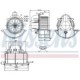 Ventilator habitaclu NISSENS 150.0 mm AUDI Q7 PORSCHE CAYENNE VW AMAROK TOUAREG 2.0-6.0D 09.02