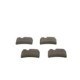 Set placute frana spate BOSCH VW TOUAREG 2.5D-6.0 10.02-05.10 70.3 mm x 86.3 mm x 16.8 mm