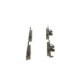 Set placute frana fata BOSCH pentru HONDA ACCORD VIII, CIVIC IX 1.4-2.4, dimensiuni 55.2 mm x 155.2 mm x 17.8 mm