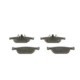 Set placute frana fata BOSCH pentru HONDA ACCORD VIII, CIVIC IX 1.4-2.4, dimensiuni 55.2 mm x 155.2 mm x 17.8 mm