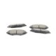 Set placute frana fata BOSCH pentru CHEVROLET SPARK 1.0-Electric 03.10, inaltime 48.7 mm, latime 133.1 mm, grosime 17.5 mm