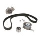 Set pompa apa + curea dintata CONTITECH pentru AUDI A1, SEAT IBIZA IV, SKODA FABIA III, VW POLO, dimensiune curea 25.0 mm, 145 dinti