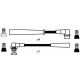 Set cablaj aprinder NGK 1.1/1.4 pentru RENAULT CLIO, MEGANE 05.90-09.98, 5 fire, negru, lungimi: 40 cm, 42 cm, 44 cm, 66 cm, 67 cm