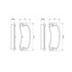 Set placute frana spate BOSCH pentru BMW 3 (E21), GEO STORM, LEXUS ES, RX, TOYOTA AVENSIS, CAMRY, CARINA E VI, CARINA V, CELICA, COROLLA, MR2 II