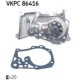 Pompa apa SKF Renault Clio 1.4 16v / 1.6 16v 98 cu ax fuzeta, 9 gauri de fixare, cu garnitura, 20 dinti, mecanic, metal