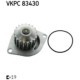 Pompa apa SKF Citroen Saxo, C3, Xsara, Berlingo, Peugeot 106 1.6 16V cu garnituri, 19 dinti, mecanic, plastic