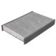 Filtru aer habitaclu VALEO carbon activat DACIA LOGAN LOGAN MCV NISSAN KUBISTAR RENAULT CLIO II KANGOO MEGANE dimensiuni 30x160x230 mm