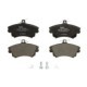 Set placute frana fata DELPHI cu tampon de amortizare pentru VOLVO S40 I, V40; MITSUBISHI CARISMA, COLT VI; SMART FORFOUR 1.3-2.0