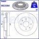 Disc frana DELPHI set 2 buc. Fata Dreapta/Stanga pentru CITROEN XSARA, PEUGEOT 206, diametru exterior 247.0 mm, inaltime 34.0 mm, grosime 13.0 mm