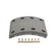 Set garnituri de frictiune frana tambur SBP Ferodou sabot frana Fata/Spate 325x150 pentru MAN G G90 L2000 10.79