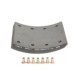 Set garnituri de frictiune frana tambur SBP Ferodou sabot frana Fata/Spate 325x150 pentru MAN G G90 L2000 10.79
