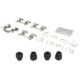 Set accesorii placute frana HERTH+BUSS JAKOPARTS montaj pantofi frana AKEBONO OPEL CROSSLAND X SUZUKI S-CROSS SX4 VITARA 1.0-1.6D
