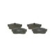 Set placute frana Spate BOSCH NISSAN 100NX ALMERA CLASSIC ALMERA I ALMERA II AVENIR MAXIMA MAXIMA QX IV V PRIMERA SENTRA V SUNNY II 1.4-3.0 06.86-