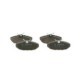 Set placute frana Spate BOSCH pentru DODGE VIPER, JAGUAR S-TYPE II, Inaltime 49.6 mm, Latime 114.3 mm, Grosime 17.8 mm