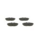 Set placute frana Spate BOSCH pentru DODGE VIPER, JAGUAR S-TYPE II, Inaltime 49.6 mm, Latime 114.3 mm, Grosime 17.8 mm