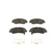 Set placute frana fata BOSCH frana disc pentru HYUNDAI I10 I, I10 II, I10 III 1.0/1.0LPG/1.2 50.6mm x 132.5mm x 16.6mm