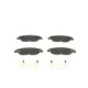 Set placute frana fata BOSCH frana disc pentru HYUNDAI I10 I, I10 II, I10 III 1.0/1.0LPG/1.2 50.6mm x 132.5mm x 16.6mm