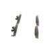 Set placute frana fata BOSCH pentru MAZDA 6 2.3 01.02-02.08, inaltime 72.9 mm, latime 155.2 mm, grosime 18.6 mm