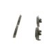 Set placute frana fata BOSCH pentru MAZDA 6 2.3 01.02-02.08, inaltime 72.9 mm, latime 155.2 mm, grosime 18.6 mm