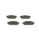 Set placute frana spate BOSCH pentru TOYOTA CAMRY, C-HR, RAV 4 V, YARIS CROSS 1.2-2.5H, dimensiuni 42.5 mm x 121.6 mm x 14.5 mm
