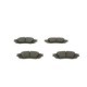 Set placute frana spate BOSCH pentru TOYOTA CAMRY, C-HR, RAV 4 V, YARIS CROSS 1.2-2.5H, dimensiuni 42.5 mm x 121.6 mm x 14.5 mm