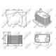 Radiator ulei NRF pentru MERCEDES C (CL203, S203, W203), CLK (C209), E (VF210, W210), SPRINTER 2-T (B901, B902) 06.98-05.09