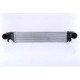 Intercooler compresor NISSENS CDI MERCEDES W203 00 650 mm x 127 mm x 62 mm aluminiu plastic fără supapa AGR