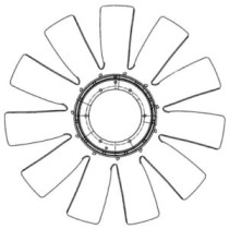 Paleta ventilator, racire motor MAHLE
