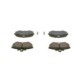 Set placute frana fata BOSCH pentru AUDI 100 C3, 80 B4, A4 B5, CABRIOLET B3, COUPE B3, QUATTRO; PORSCHE 959; VW CORRADO 1.6-2.9