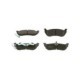 Set placute frana spate BOSCH cu tampon de amortizare pentru JEEP CHEROKEE, LIBERTY, WRANGLER II 2.4-4.0 08.96 - 49.2mm x 140.7mm x 14.7mm