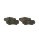Set placute frana fata BOSCH pentru LINCOLN MKX, MAZDA CX-7 2.2D/2.3/3.5, inaltime 57.9 mm, latime 139.6 mm, grosime 18.1 mm