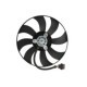 Ventilator radiator NRF pentru SEAT CORDOBA, IBIZA III; SKODA FABIA I, II, ROOMSTER; VW FOX, POLO IV, diametru 393 mm, 12V, 100W
