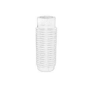 Capac protectie/Burduf, amortizor OE PEUGEOT