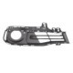 Grila ventilatie bara protectie BLIC Acoperire bara fata Fata Dreapta cu gauri pentru lampa de ceata plastic negru pentru BMW 3 F30 F80 F31 MAZDA 3 11.11-09.14